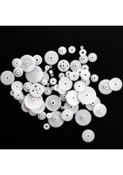 Farklı Stiller Beyaz Plastik Dişli Seti Rc Oyuncaklar Için 58 Parça (Yurt Dışından) fiyatları