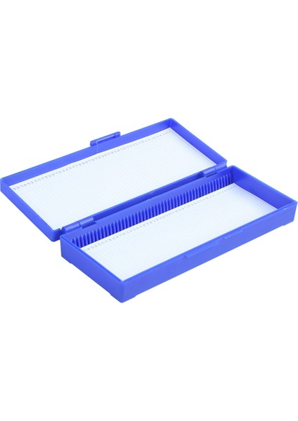 2x Plastik 50 Yer Mikroslayt Slayt Mikroskop Kutusu, Mavi (Yurt Dışından) fırsatları