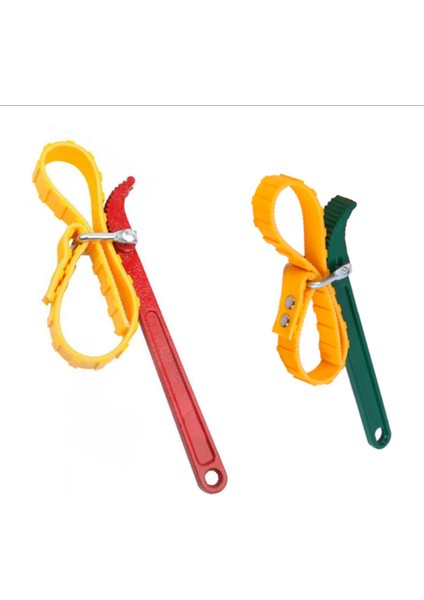 2 Paket Çok Ayarlanabilir Kemer Kayışı Anahtarı 12 Inç ve 7,8 Inç Çelik Saplı Kayış Filtre Açıcı Anahtarı (Yurt Dışından)