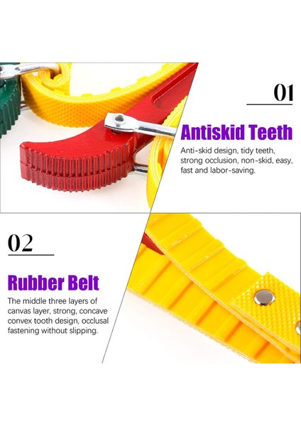 2 Paket Çok Ayarlanabilir Kemer Kayışı Anahtarı 12 Inç ve 7,8 Inç Çelik Saplı Kayış Filtre Açıcı Anahtarı (Yurt Dışından) fırsatları