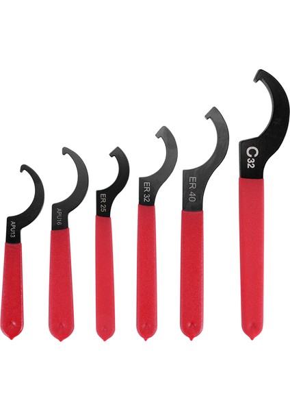 6 Parça Ingiliz Anahtarı Seti Ayarlanabilir Coilover Anahtarı Somun Anahtarları Kanca Anahtarları Aletler Coilover Anahtarı Çelik Anahtar (Yurt Dışından)