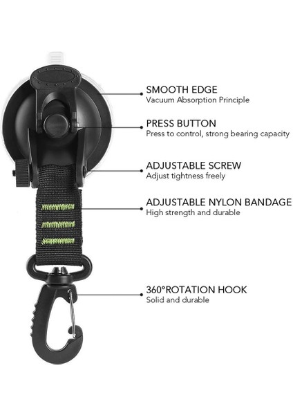 6 Adet Ağır Vantuzlu Çapa Sabitleme Kancası ile Çadır Sabitleme Kancası Araba Yan Tente Tekne Kamp Muşamba Turuncu (Yurt Dışından) indirimleri
