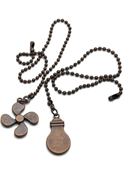 8 Adet Tavan Vantilatörü Çekme Zinciri Seti, Ampul ve Fan Desen Çekme Zinciri Uzatma Fanı Çekme Zinciri Kolye 12 Inç (Kırmızı Bronz) (Yurt Dışından) modelleri