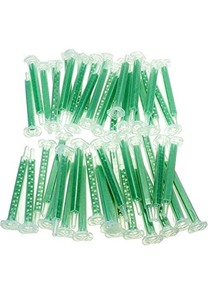 50 Adet F6-16 Yeşil Ab Tutkal Karıştırma Tüpü Statik Ağız Bölümü 16 Nozul (Yurt Dışından)