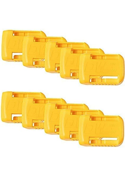 10 Paket Pil Tutucu Dock 20V 60V Pil Için Bağlar, Duvar Paneli Raf Kemer Klipsi Depolama Organizatör Koruyucu (Yurt Dışından)