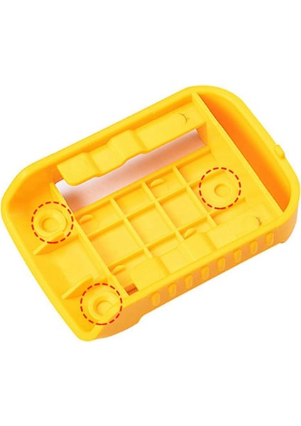 10 Paket Pil Tutucu Dock 20V 60V Pil Için Bağlar, Duvar Paneli Raf Kemer Klipsi Depolama Organizatör Koruyucu (Yurt Dışından)