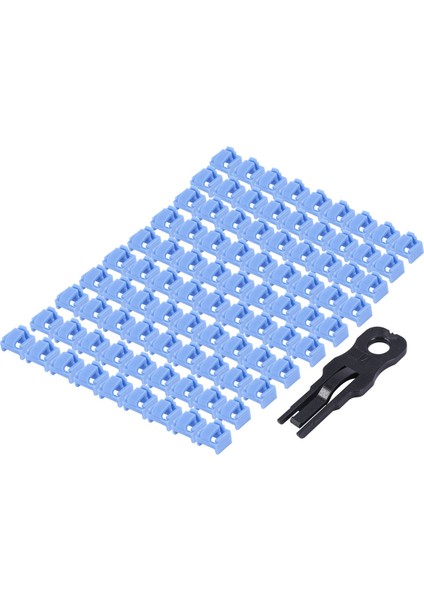 400 Adet Mavi RJ45 Bağlantı Noktası Ethernet Lan Hub Anti Toz Kapağı Fiş Kapağı Blokaj Koruyucu Tescilli Kilit ve Anahtar ile (Yurt Dışından)