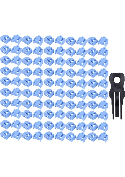 400 Adet Mavi RJ45 Bağlantı Noktası Ethernet Lan Hub Anti Toz Kapağı Fiş Kapağı Blokaj Koruyucu Tescilli Kilit ve Anahtar ile (Yurt Dışından)