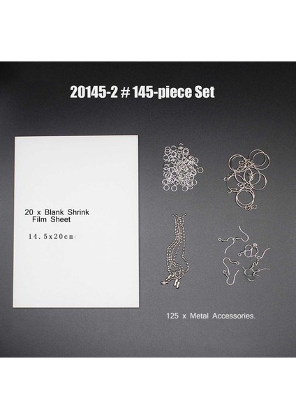 Shrinky Sanat Kağıdı Isıyla Daralan Levha Plastik Kiti Delik Delme Anahtarlıklar Kalemler Dıy Çizim (Yurt Dışından) indirimleri