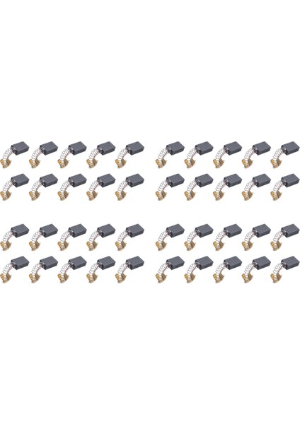 40 Adet 17×13×7mm Elektrikli Alet Motoru Karbon Fırça 999038 Siyah+Altın+Gümüş Için (Yurt Dışından)