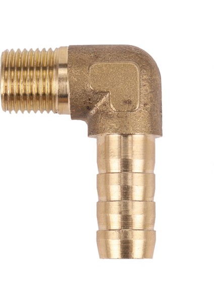 4 Adet 8mm Hortum x 3/8 Inç Erkek Konu 90 Derece Pirinç Dirsek Diken Çoğaltıcı Konnektörü (Yurt Dışından)