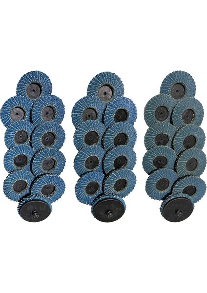 60 Adet 2 Inç Hızlı Değişim Flap Disk 40/80/120 Grit Flap Diskler Açılı Taşlama Için Zımpara Diski (Yurt Dışından) modelleri