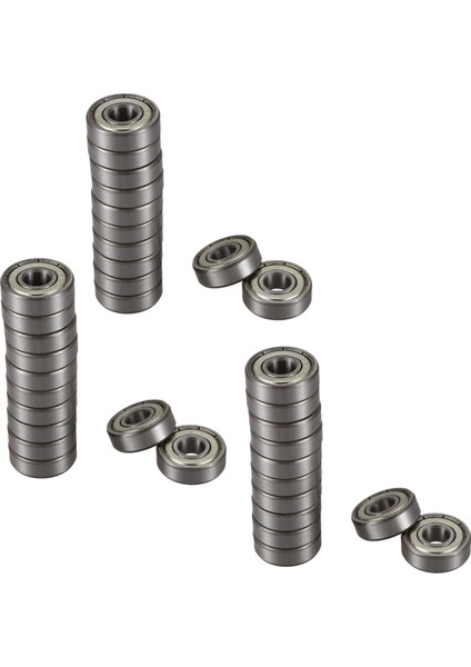 36 Adet 608Z 22MM x 8mm x 7mm Tek Sıralı Sabit Bilyalı Rulman (Yurt Dışından)