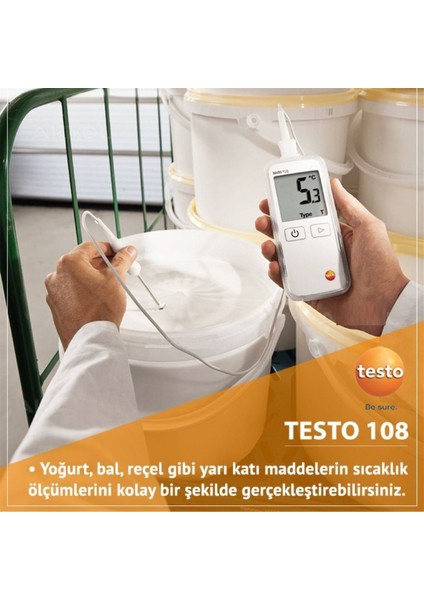 108 Kablolu Problu Sıcaklık Ölçer