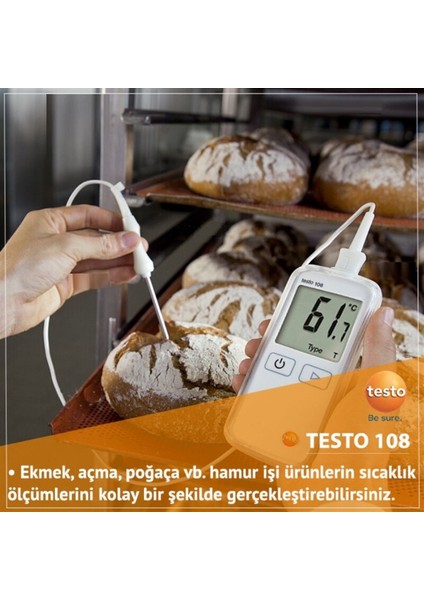 108 Kablolu Problu Sıcaklık Ölçer