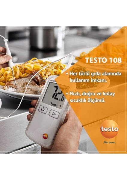108 Kablolu Problu Sıcaklık Ölçer