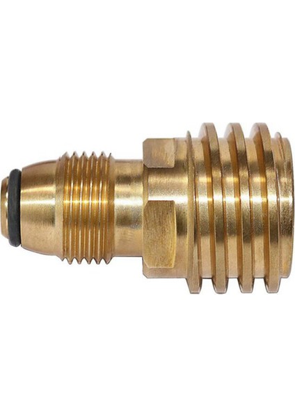 2 Adet Propan Gaz Adaptörü Lp Tankı Servis Valfını Qcc1/type1 Çıkış Pirinç Adaptörüne Dönüştürür (Yurt Dışından)