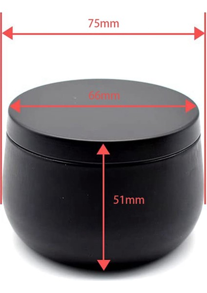 4 Oz Mum Teneke, Mum Yapımı Için 24 Adet Mum Kapları, Toplu Kapaklı Boş Mum Tenekeleri, Siyah Mum Kavanozları (Yurt Dışından) fiyatları