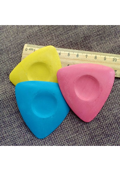 10 Adet Profesyonel Üçgen Tebeşir Dikiş Kumaş Tebeşir Renkli Üç Köşeli Sert ve Kırılmaz Boyama Tozu (Yurt Dışından) modelleri