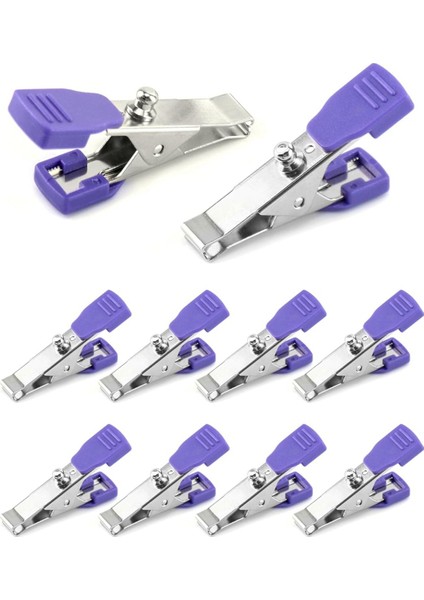 Veteriner Elektrot Klipsi, 10 Paket Evrensel Doğru Ekg/ekg Ekstremite Klipsi Çok Fonksiyonlu Kelepçe Adaptörleri (Yurt Dışından)