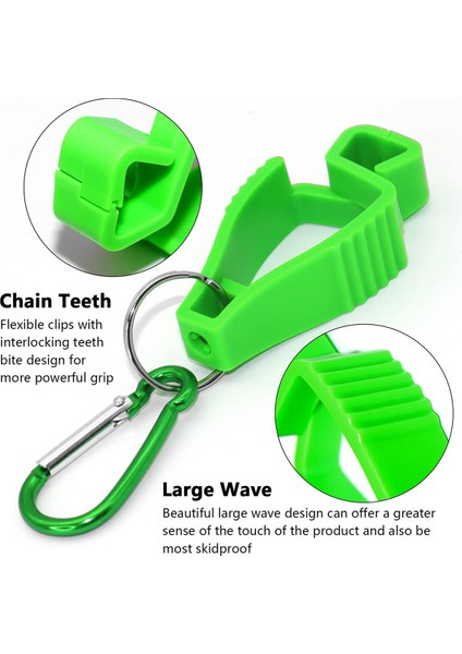 6 Adet Eldiven Klipleri Iş Eldiveni Tutucular Eldiven Kemer Klipsi Metal Karabinalar ile Inşaat Işçisi Için Koruyucu Emek (Yurt Dışından) indirimleri