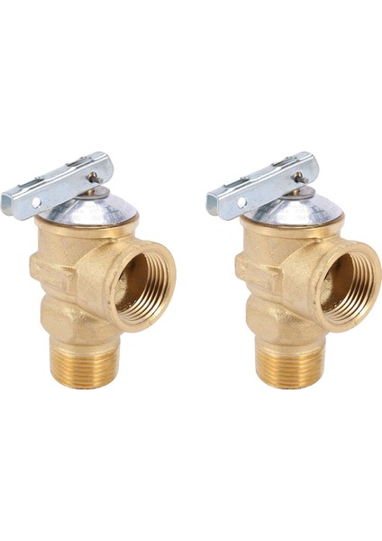 2 Adet 3/4 Inç Npt Kurşunsuz Su Isıtıcı Emniyet Valfi 150 Psi Pirinç Basınç Tahliye Vanası (Yurt Dışından)