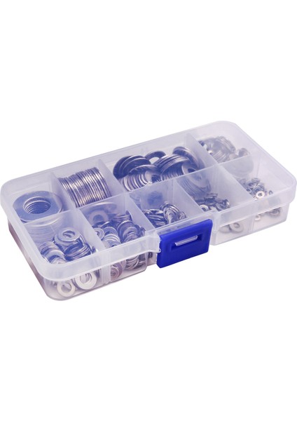 Paslanmaz Çelik Düz Pul Seti 1160 Parça, 9 Boyut - M2 M2.5 M3 M5 M6 M8 M10 M12 (Yurt Dışından) modelleri