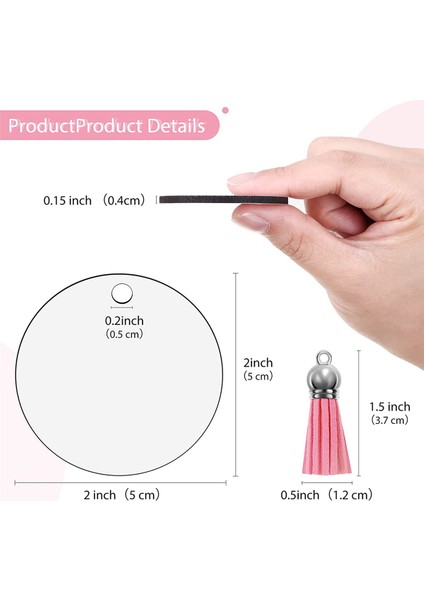 100 Takım Süblimasyon Boş Anahtarlıklar, 2 Inç Isı Transferi Anahtarlık Boşlukları ile Mdf Anahtarlık Dekoratif Etiket Seti (Yurt Dışından) fiyatları