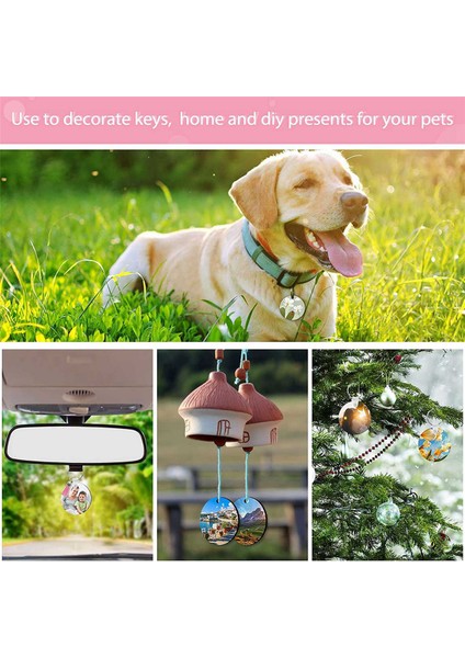 100 Takım Süblimasyon Boş Anahtarlıklar, 2 Inç Isı Transferi Anahtarlık Boşlukları ile Mdf Anahtarlık Dekoratif Etiket Seti (Yurt Dışından) fırsatları