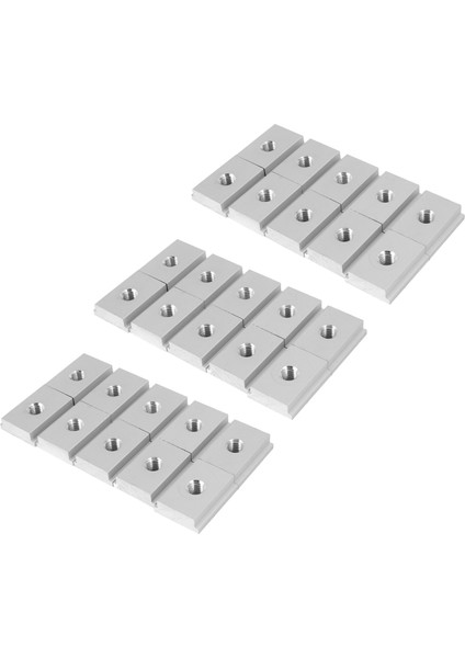 M8 T-Track Slider Sürgülü Somun Alüminyum Alaşımlı T Yuvası Somun Ağaç Işleme Aleti Jigs Vida Yuvası Bağlantı Elemanı 30 Adet (Yurt Dışından)