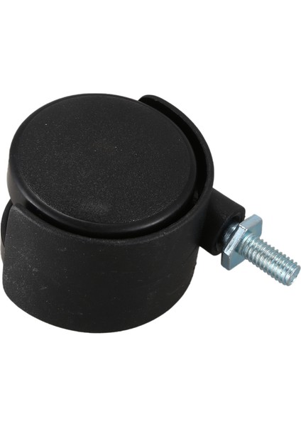 5 Adet 6mm Dişli Kök 40MM Çift Tekerlek Dönebilen Teker Siyah (Yurt Dışından) indirimleri