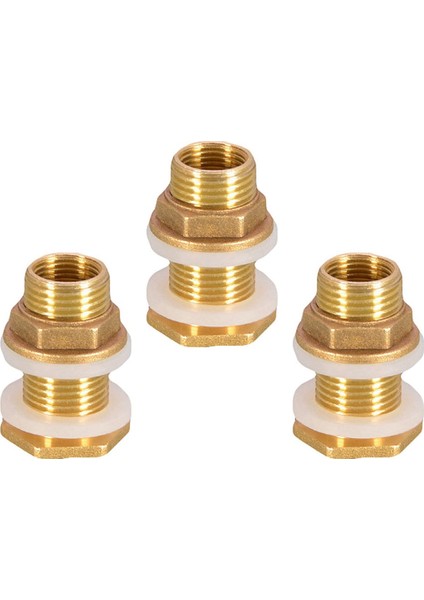 Prinç Bölme Bağlantı Parçası, 9 Takım 3/8 Inç Dişi 1/2 Inç Erkek Prinç Su Deposu Konektörü Dişli Halkalı (Yurt Dışından) modelleri