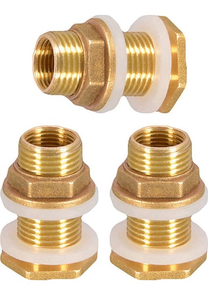 Prinç Bölme Bağlantı Parçası, 9 Takım 3/8 Inç Dişi 1/2 Inç Erkek Prinç Su Deposu Konektörü Dişli Halkalı (Yurt Dışından) fırsatları