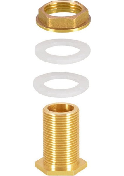 Prinç Bölme Bağlantı Parçası, 9 Takım 3/8 Inç Dişi 1/2 Inç Erkek Prinç Su Deposu Konektörü Dişli Halkalı (Yurt Dışından) indirimleri