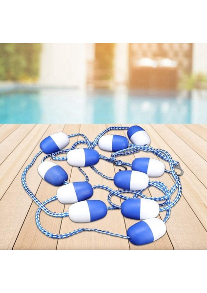 2x 11 Top Emniyet Şamandıra Hattı-5m Yüzme Havuzu Güvenlik Ayırma Halatı Şamandıra Halat Hattı Yüzme Havuzu Ekipmanları (Yurt Dışından) fiyatları