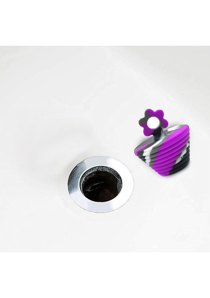 2 Paket Silikon Tahliye Tapası 1 1/2 Ila 1 7/8 Inç Küvet Fişi Duş ve Banyo Lavabosu Drenajları Için (Mavi Mor Kamuflaj) (Yurt Dışından) fırsatları