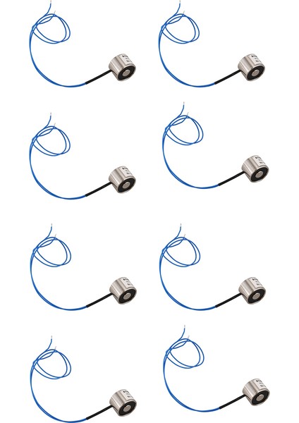 8x Emilmiş Elektrikli Kaldırma Mıknatısı Elektromıknatıs 12VDC 2.5kg 5.5lb 20X15MM (Yurt Dışından)