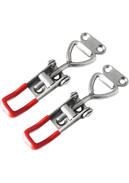 Ayarlanabilir Tokalı 4pcs Paslanmaz Çelik Kilitler, Yatay Kelepçe, Hızlı Kapı Cıvatası Kelepçesi (Yurt Dışından)