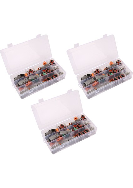 420 Adet Deutsch Dt Serisi Su Geçirmez Tel Bağlantı Kiti DT06-2/3/4/6S DT04-2/3/4/6P Otomotiv Mühürlü Fiş Pimleri Kutusu ile (Yurt Dışından)