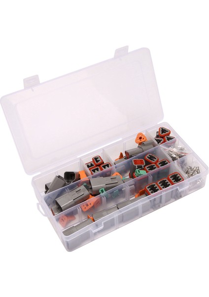 420 Adet Deutsch Dt Serisi Su Geçirmez Tel Bağlantı Kiti DT06-2/3/4/6S DT04-2/3/4/6P Otomotiv Mühürlü Fiş Pimleri Kutusu ile (Yurt Dışından) fiyatları
