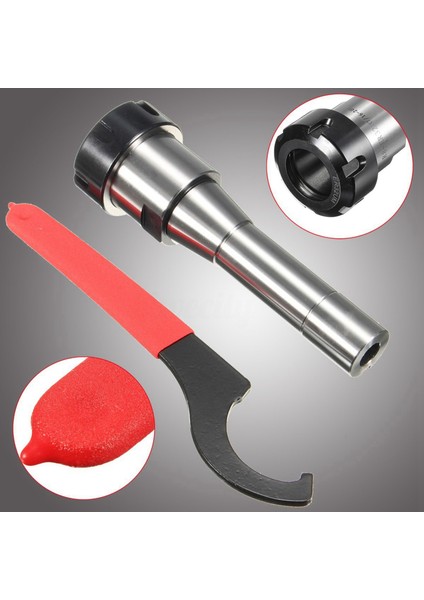 2pc 6.3 Inç R8-ER32 7/16 Collet Chuck Tutucu Cnc Freze Torna R8 Mili Aracı (Yurt Dışından)