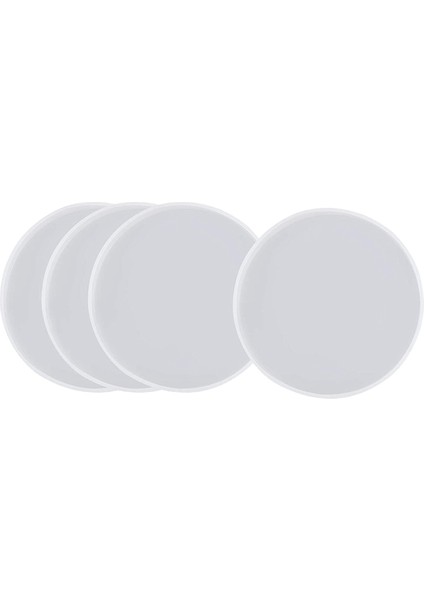 Reçine Döküm Için 8pcs Yuvarlak Reçine Coaster Kalıp, Reçine, Beton, Çimento ve Polimer Kil ile Döküm Için Epoksi (Yurt Dışından)