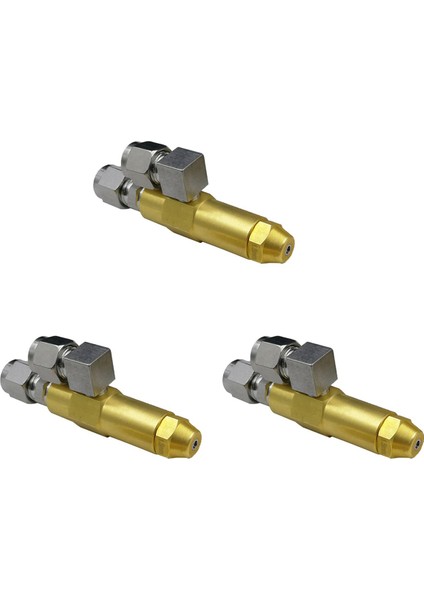 3 Adet 1.5mm Atık Memesi, Hava Parçalamalı Meme, Akaryakıt Memesi, Tam Koni Yağ Püskürtme Memesi (Yurt Dışından)