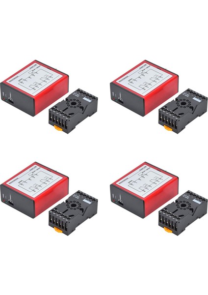 4x 110B Araç Dedektörü AC220V Tek Kanallı Endüktif Araç Döngü Dedektörü Otopark Erişim Kontrolü Için (Yurt Dışından)