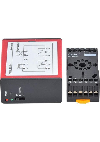 4x 110B Araç Dedektörü AC220V Tek Kanallı Endüktif Araç Döngü Dedektörü Otopark Erişim Kontrolü Için (Yurt Dışından) fiyatları
