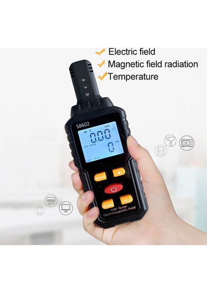 2x 3-In-1 Radyasyon Dozimetre Sayacı Geiger Emf Metre Otomatik Alarm Gerçek Zamanlı Ölçüm Radyasyon Dedektörü Test Cihazı (Yurt Dışından)