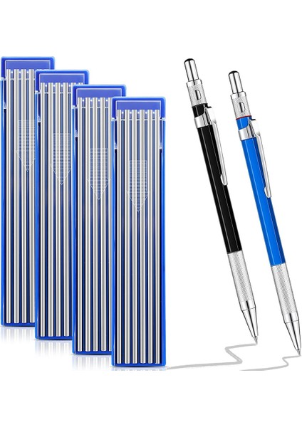 Boru Kaynakçı Çelik Konstrüksiyon Imalat Ağaç Işleme Için 48 Pcs Yuvarlak Yedekler ile 2 Adet Kaynakçı Kalemi,многоцелевой Пакет (Yurt Dışından)