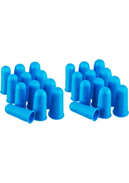 24 Adet Sıcak Eriyik Yapışkan Parmak Kapakları Silikon Parmak Koruyucuları Sıcak Tutkal Balmumu Reçine Reçine Bal Yapıştırıcılar (Yurt Dışından)