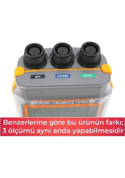 86031 Combo Su Kalite Ölçüm Seti (Ph, Iletkenlik, Tuzluluk, Tds, Çözünmüş Oksijen ve Sıcaklık) fırsatları