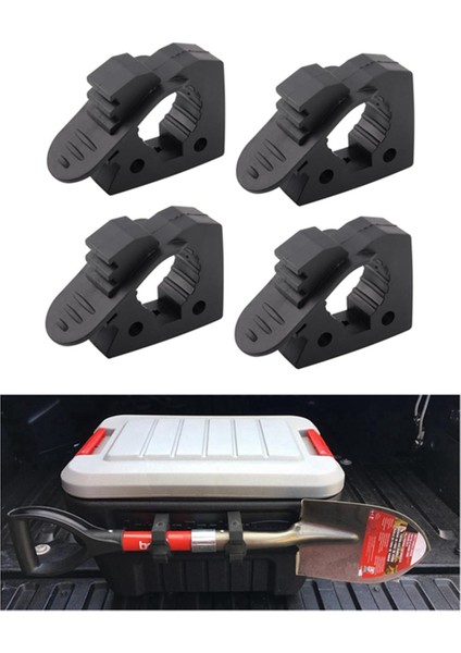 Hi-Lift Kriko Kolu Kaleci Kürek Tutucu Montajı, Kauçuk Kelepçe Montajı 1-1/7 Inç Ila 1-3/7 Inç Çaplı Aletlere Uygun - 4 Paket,многоцелевой Пакет (Yurt Dışından)